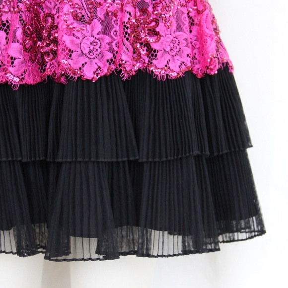 Betsey Johnson Sequined Lace Twinklebelle Dress - Picture 6 of 8