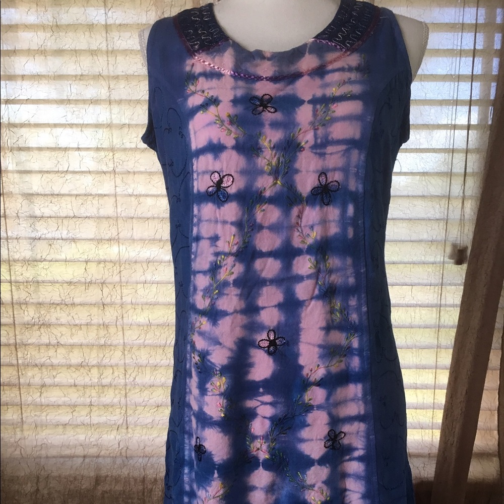 Tie Die woman's Tunic blouse