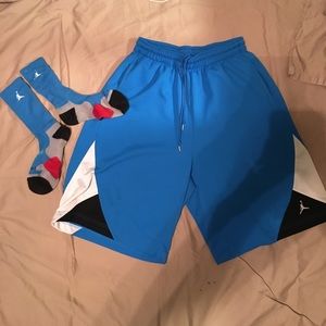 Air Jordan Basketball Shorts & Matching Socks