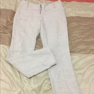 Shimmery linen pants
