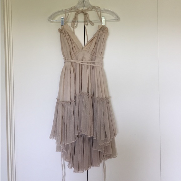 ⭐️Sand color summer boho backless dress - Picture 5 of 7