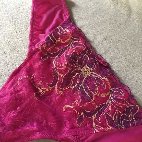 CURVY COUTURE Exotic Allure Tanga in Fuchsia 14/16 - Picture 4 of 6
