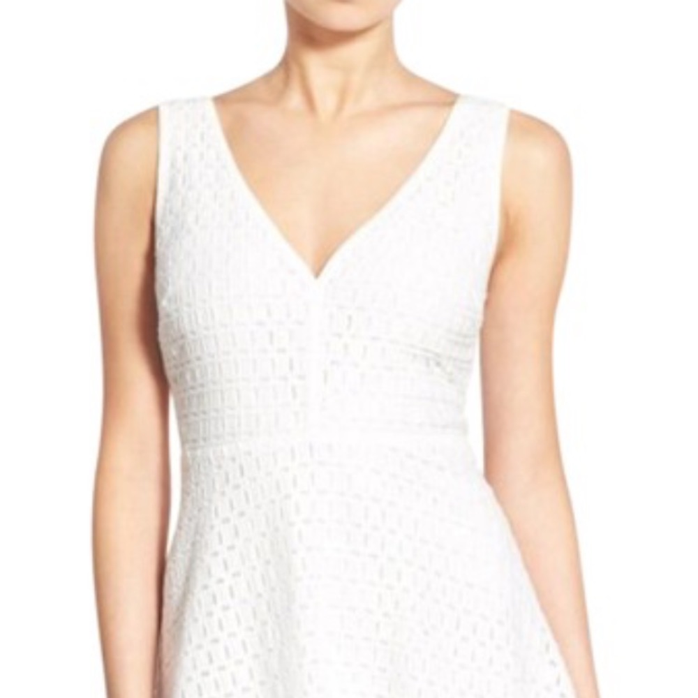 Cupcakes and Cashmere Matilda White Dress