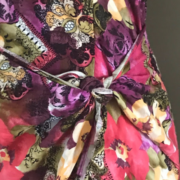 Elisse Dress 100% Rayon Size 7 - Picture 4 of 4