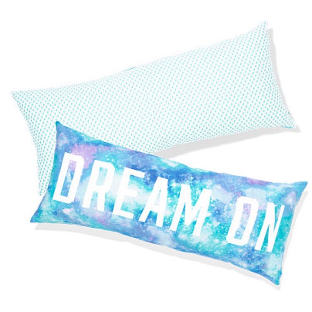Victoria Secret PINK "Dream On" body pillow +throw