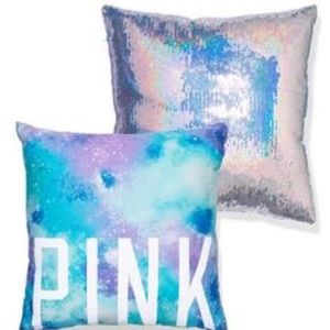 Victoria Secret PINK galaxy throw pillow