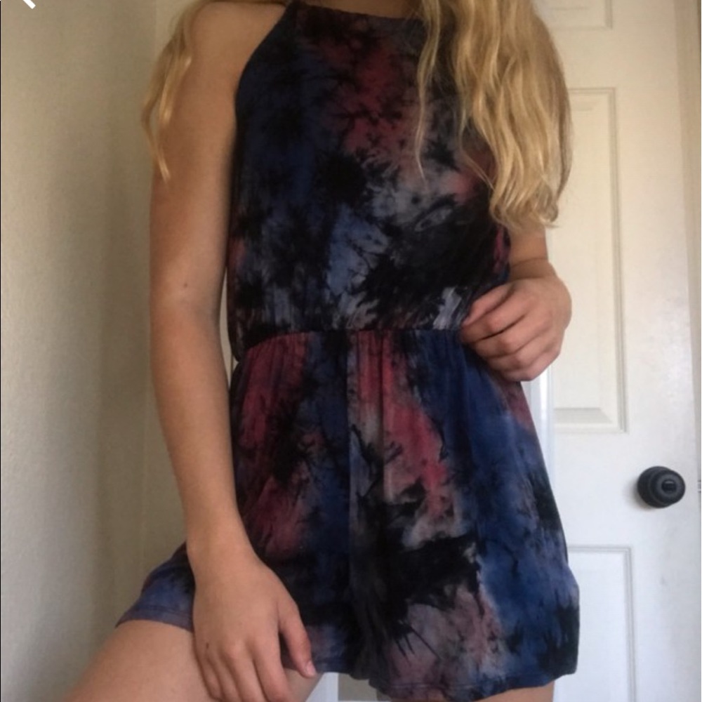 Tie dye romper