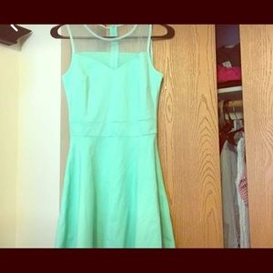 Mint green dress