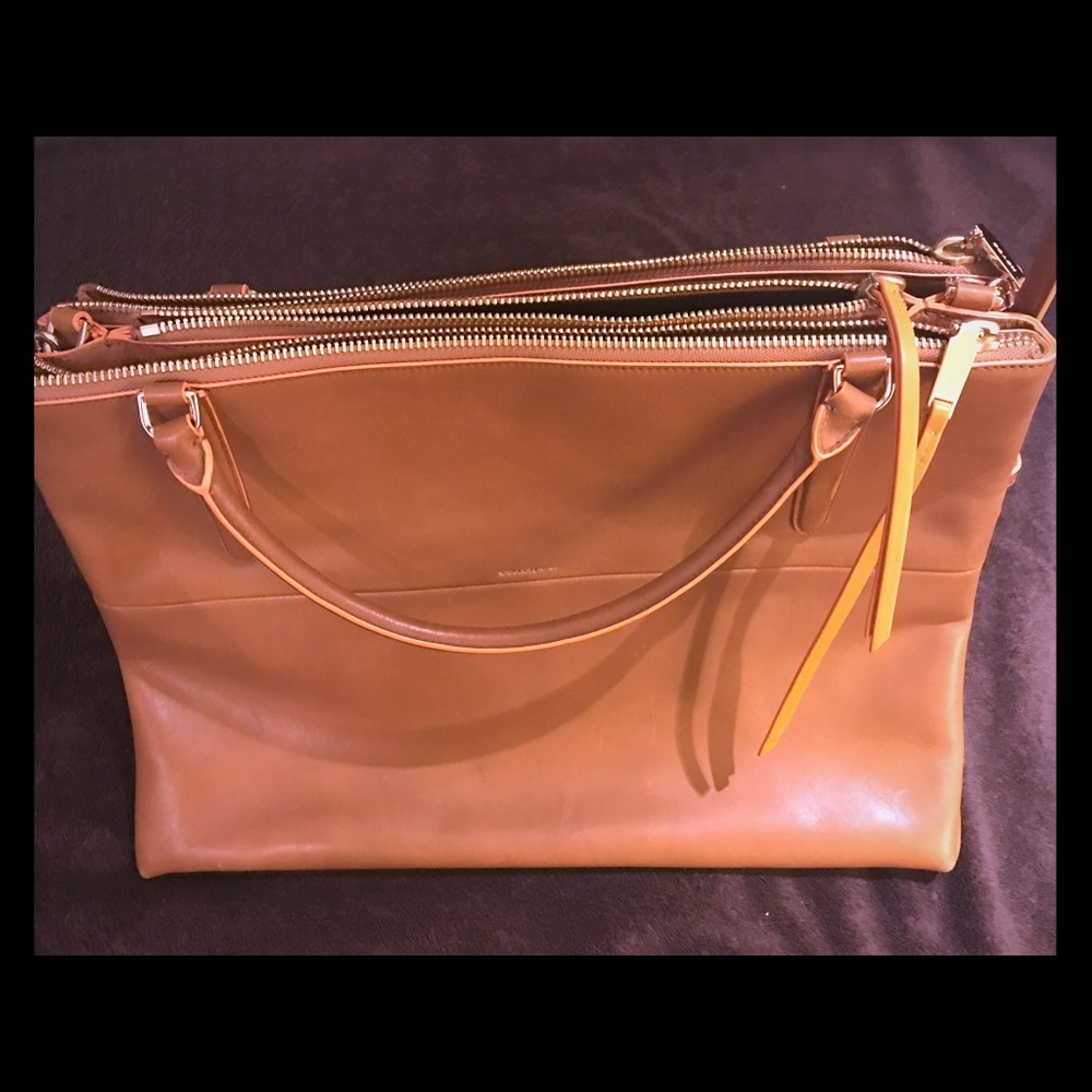 Coach leather briefcase or messenger bag
