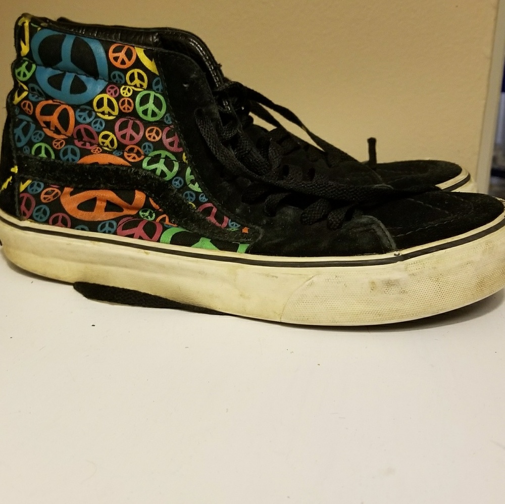 Rainbow High Top Vans