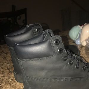 Black Timberland boots