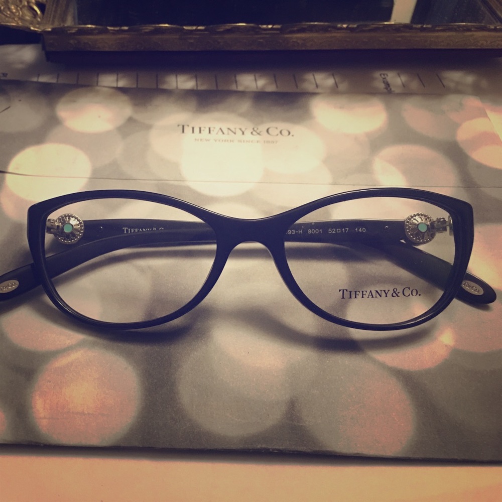 Tiffany and Co eyeglasses.
