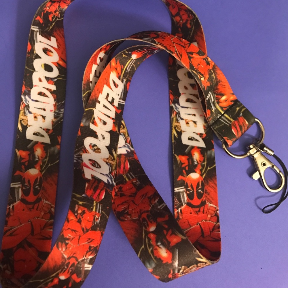 🚫 SOLD ON MERCARI Deadpool lanyard