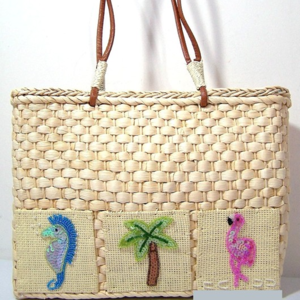 New Tropical Embellished Tote Shoulder Bag