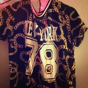 versace chains like long tee / dress