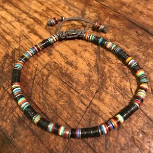 M.Cohen African Vinyl disc bracelet