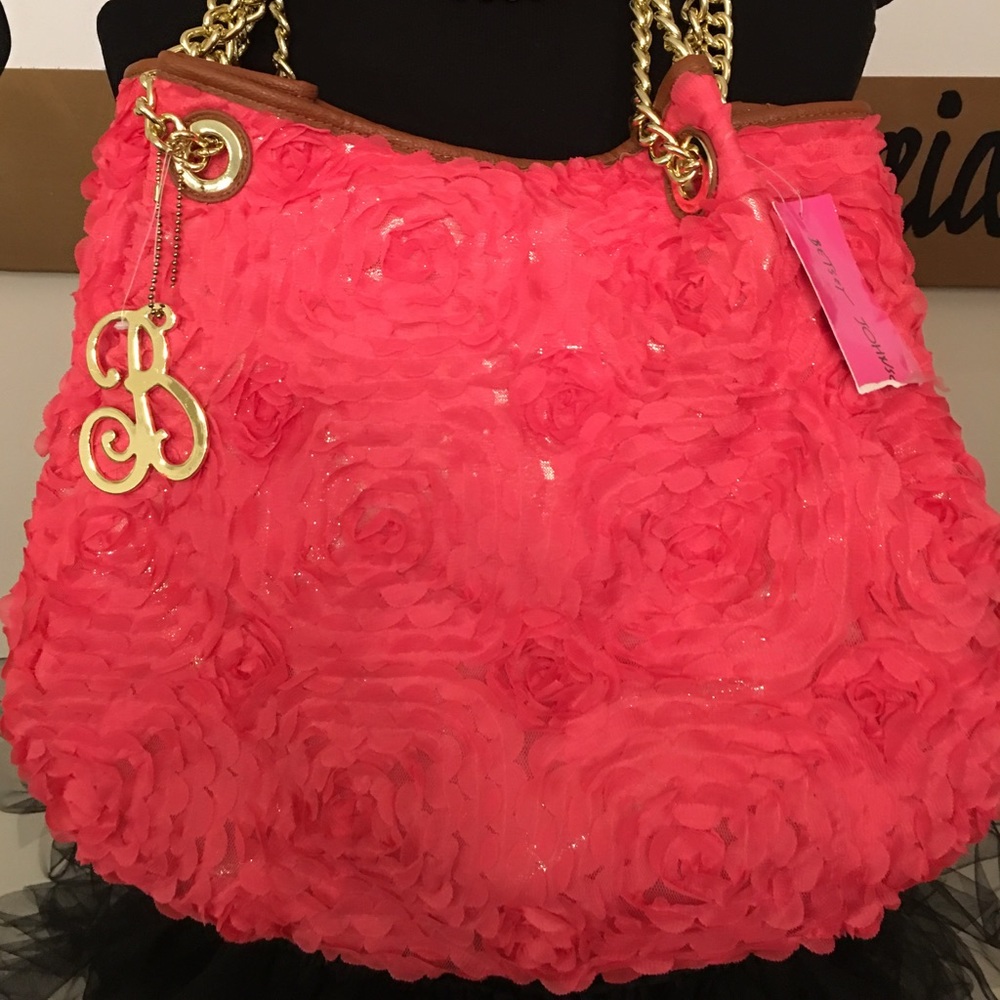 Sold 🚫Betsey Johnson Rose Garden Tote