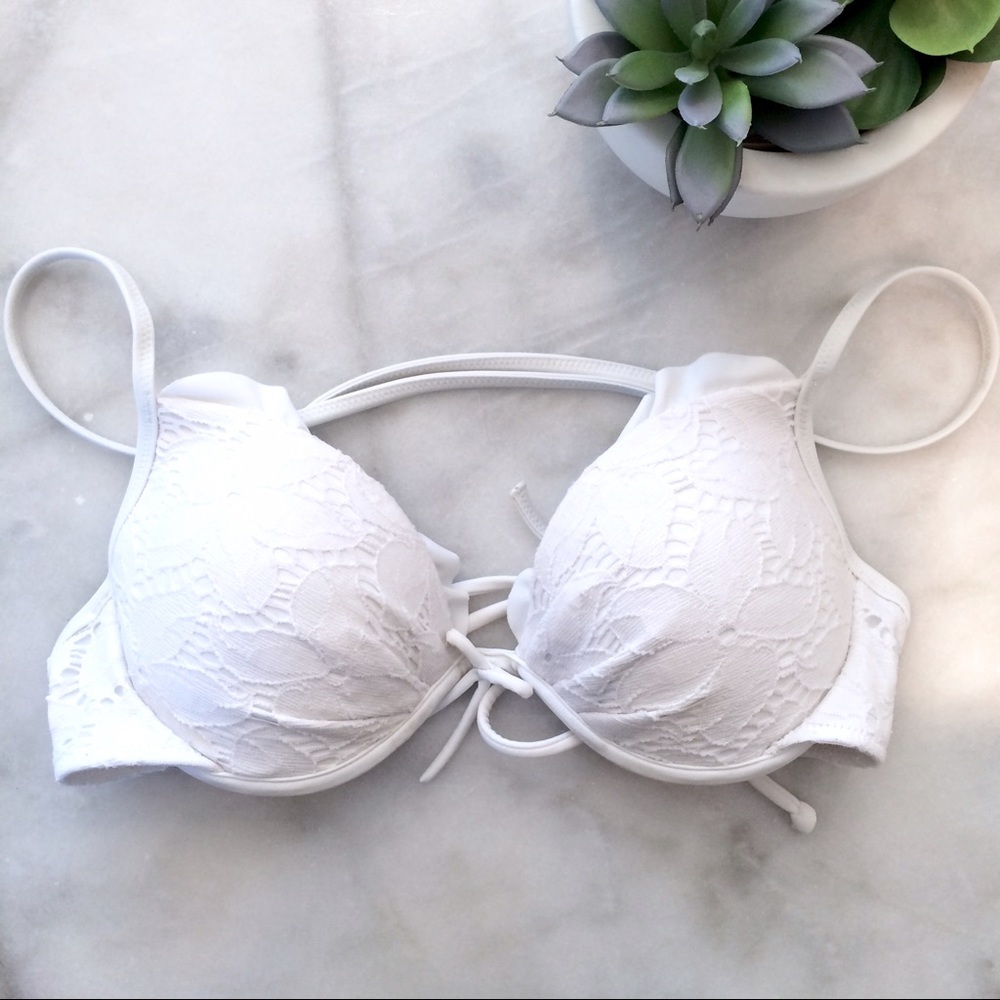 VS White Bikini Top