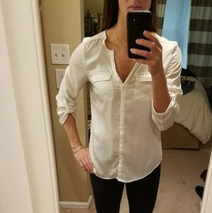 NY&Co White Button Up