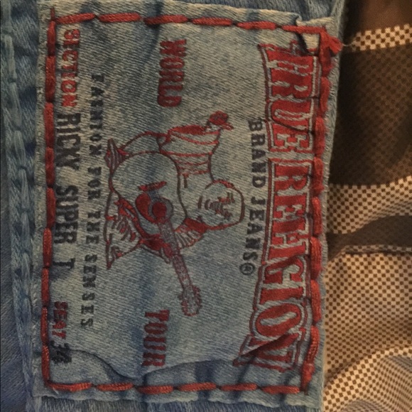True Religion Ricky Straight Super T Jeans - Picture 2 of 7