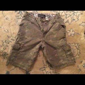 Boys Camo Cargo Shorts