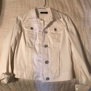 White denim jacket