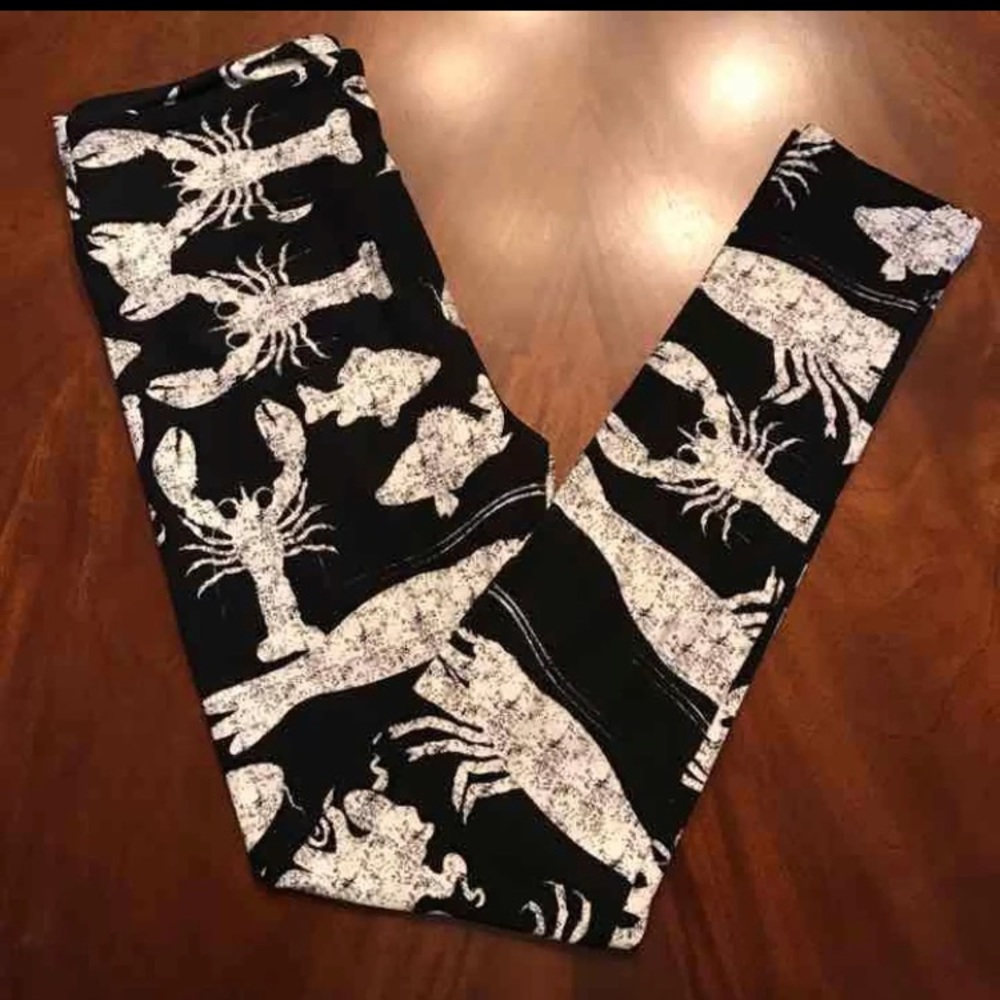 NWOT UNICORN OS Lularoe Sea Life Leggings