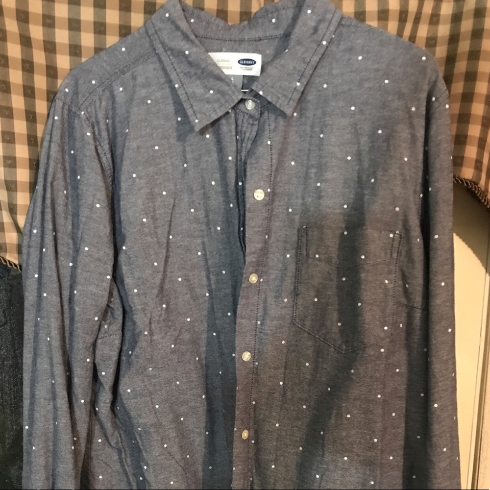 Long sleeve button up dress shirt