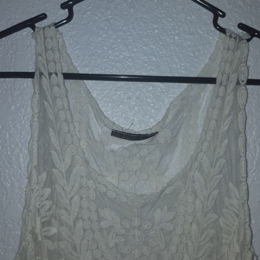 Beautiful white lace top