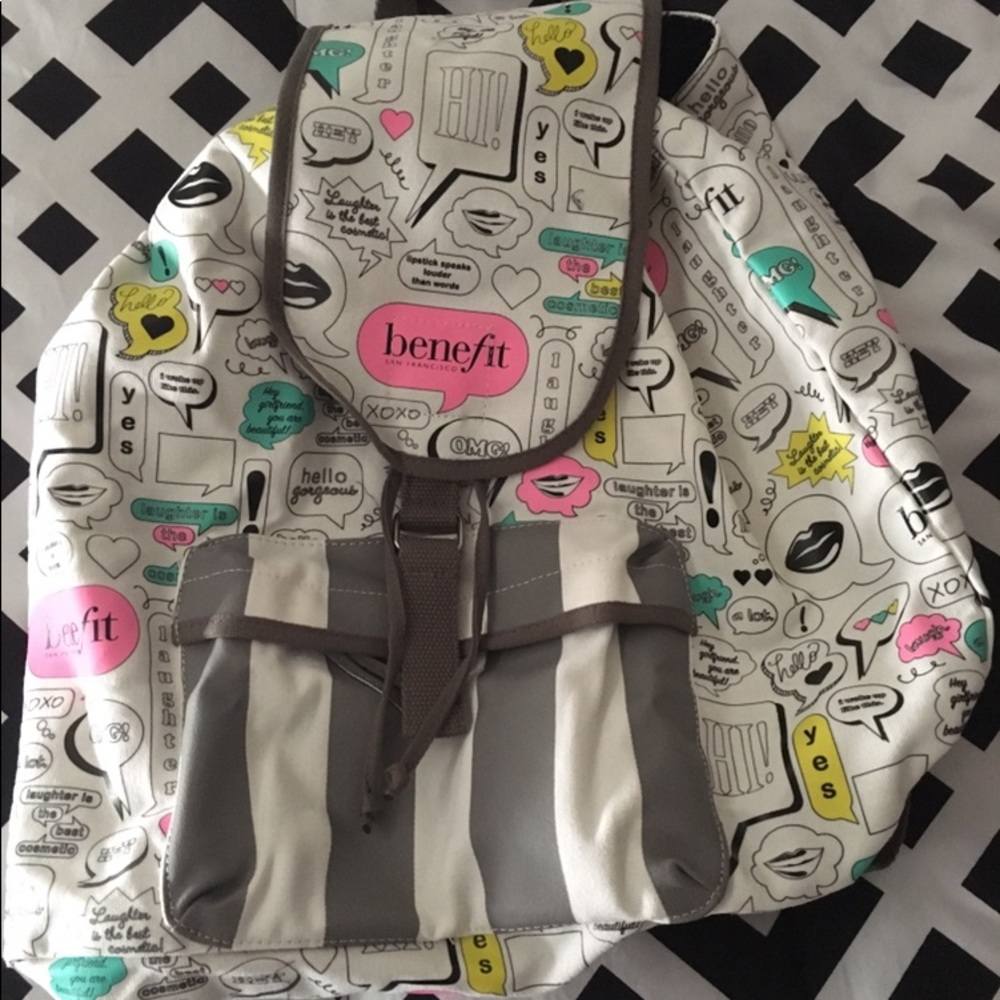 Benefit back back & make up bags
