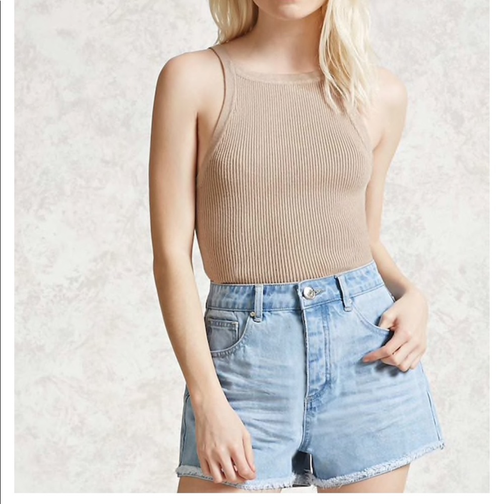 Vintage High rise jean shorts