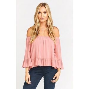 NWT Show Me Your Mumu Shirley Ruffle Top Size S