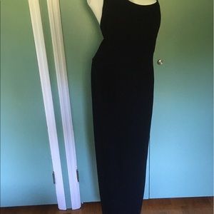 Long black gown