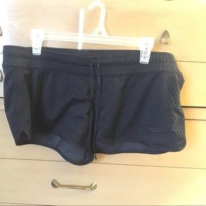 Nike black drawstring shorts. Like new.