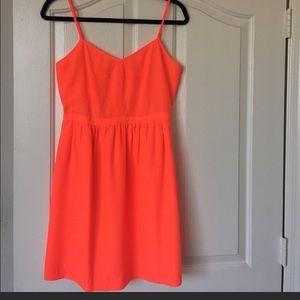 Neon jcrew sundress