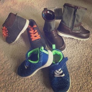 Boys Child Baby Size 7 Carters Shoe Lot. 1-NWT