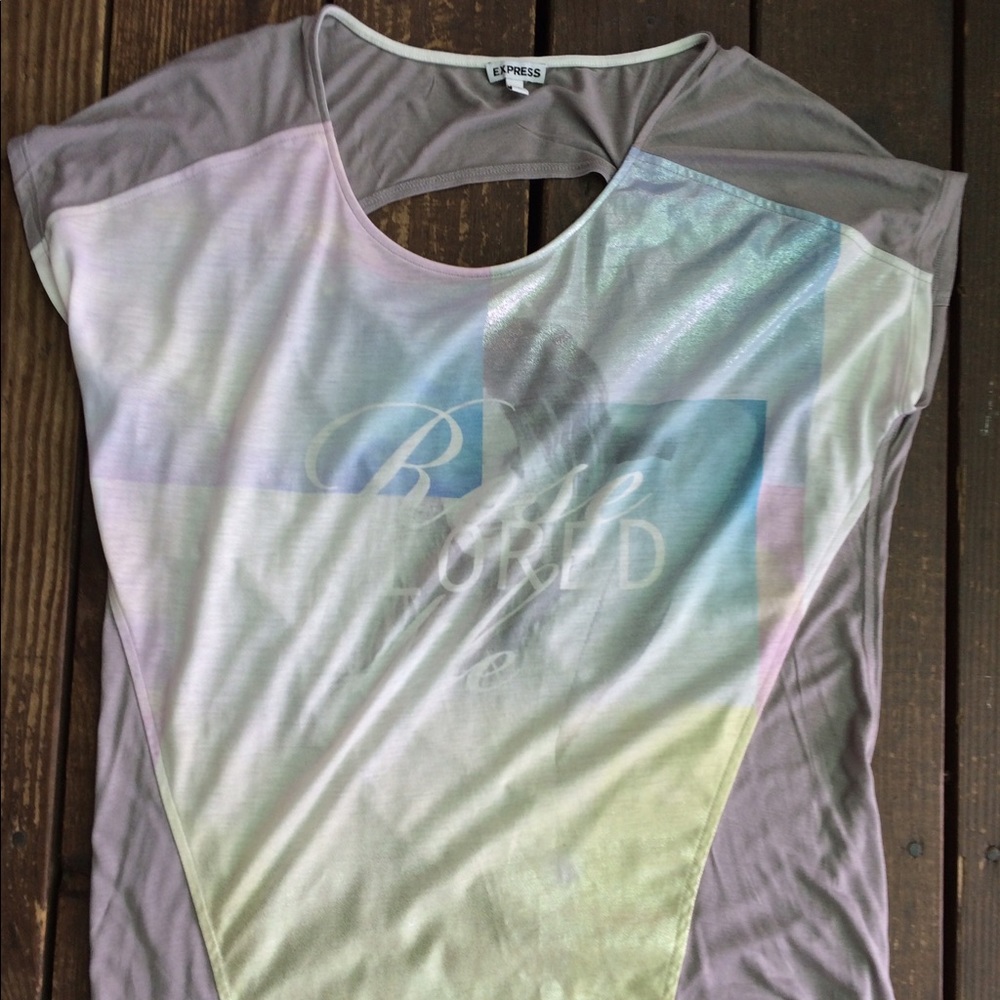 Express Rose colored life top L