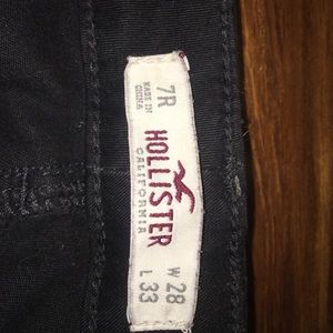 Hollister black bootcut jeans. Like new. Size 7R