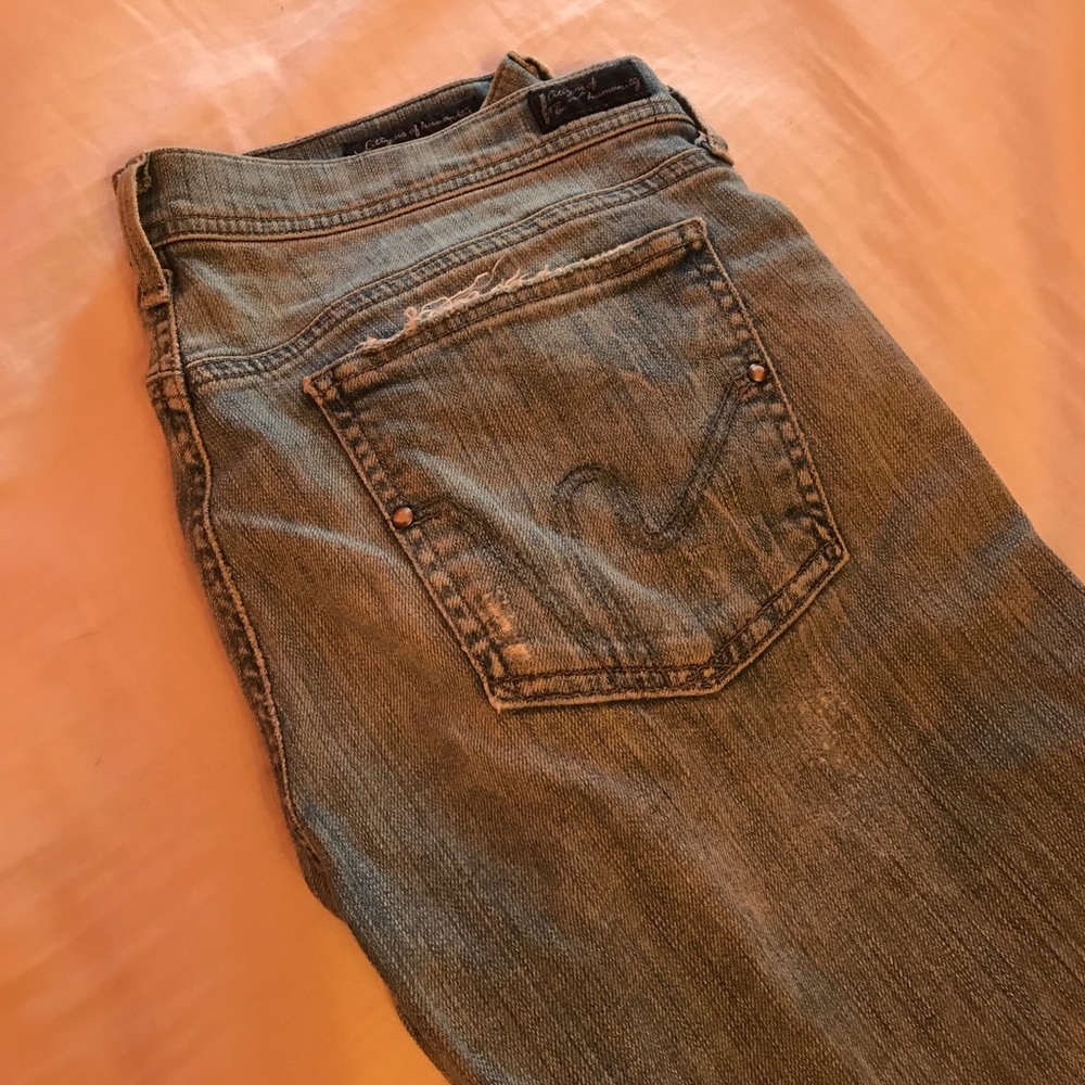 Citizens of humanity straight leg light wash