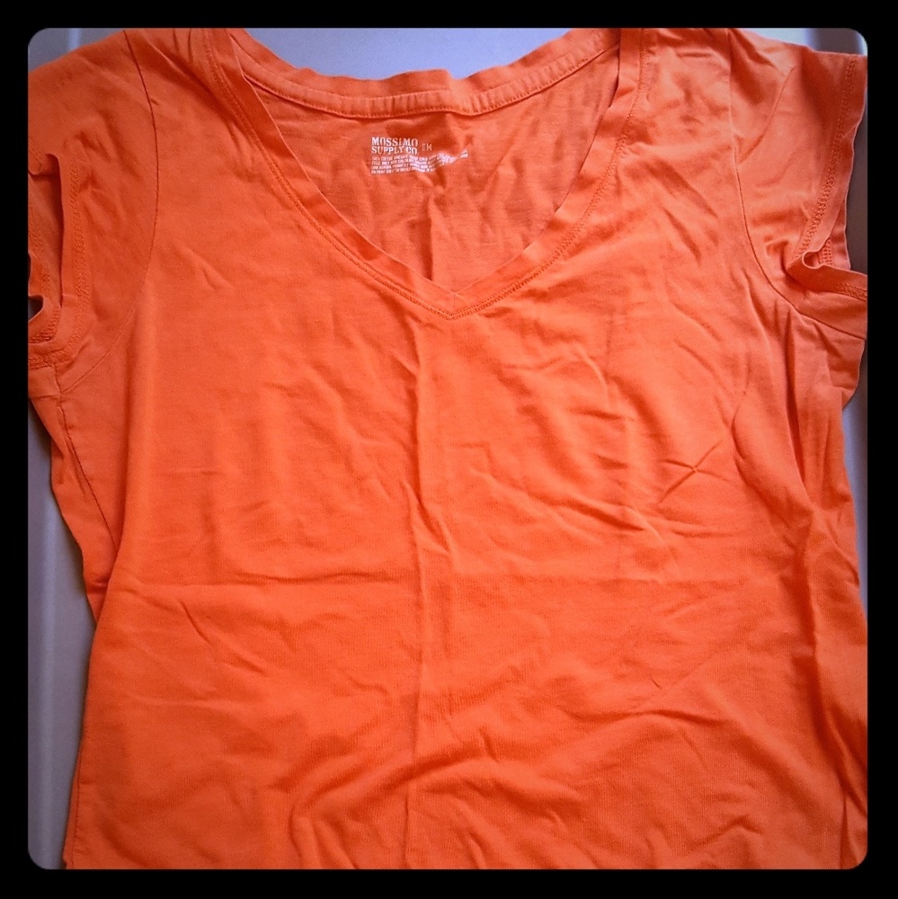 Orange soft t shirt