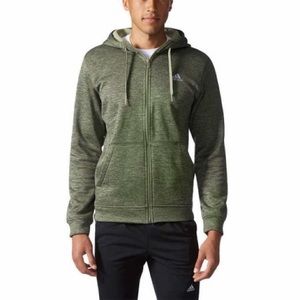 Adidas Athletic Fleece Full-Zip Hoodie-mens XL