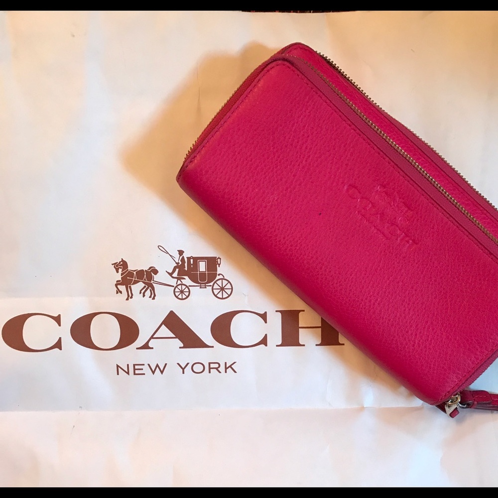 Coach zipper wallet