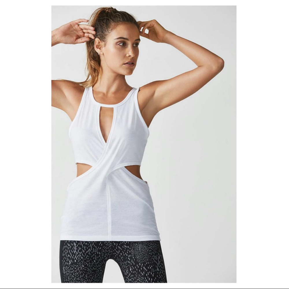 Fabletics  white Janel Top