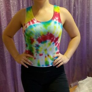 Tie Dye Mesh-side Bodysuit