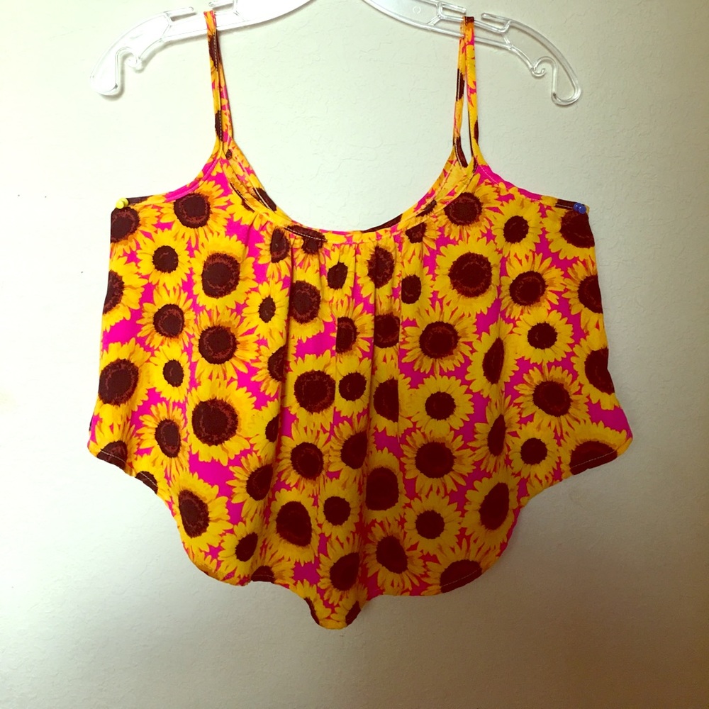 Rue 21 Sun Flower Crop Top