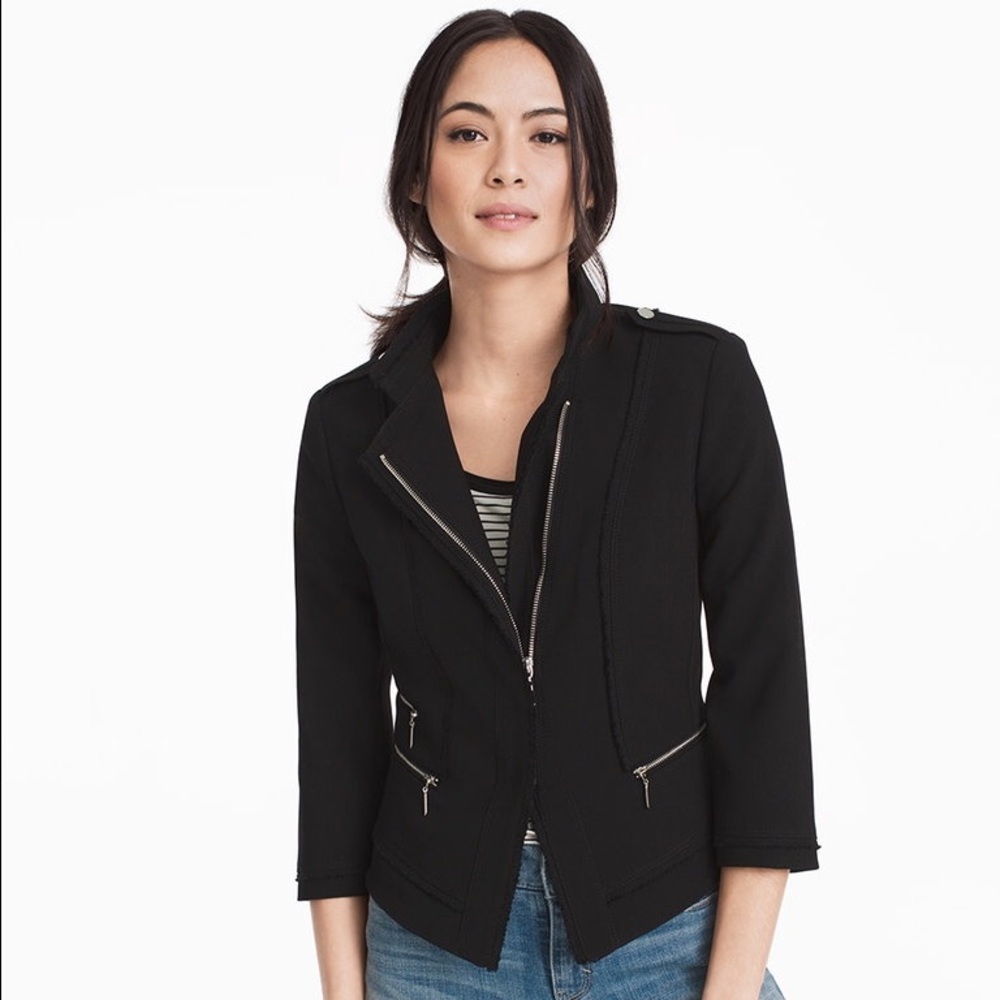 White House Black Market Moto Jacket