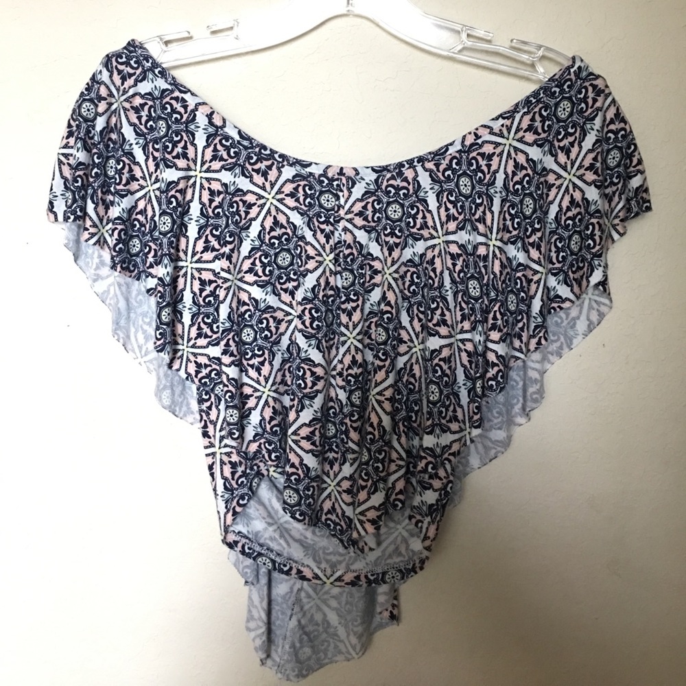 Charlotte Russe Tribal Crop Top