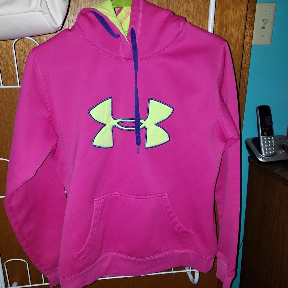 UA pink hoodie