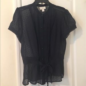 LOFT - Navy Blue Blouse