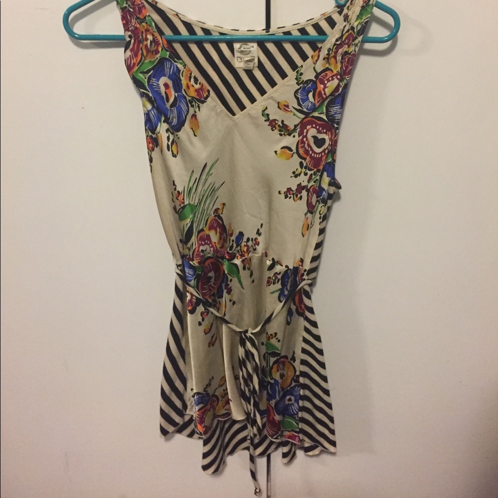 Anthropologie TINY brand Silk and cotton top